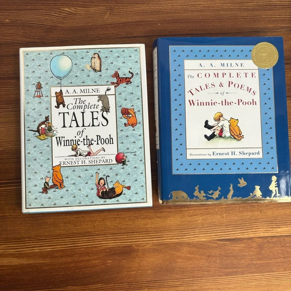 Vintage Winnie the Pooh Hardcover Book‎ Lot A.A. Milne 1996 First Edition & 1994